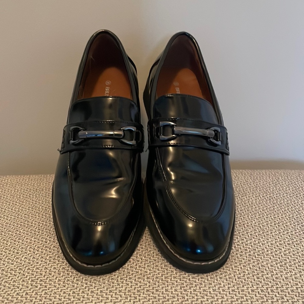 Women’s black loafers